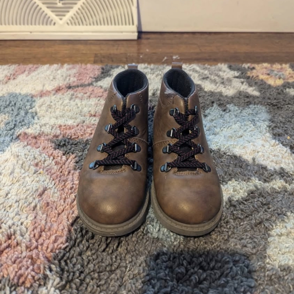Carter's Brown Lace-Up Boots for Versatile Adventures